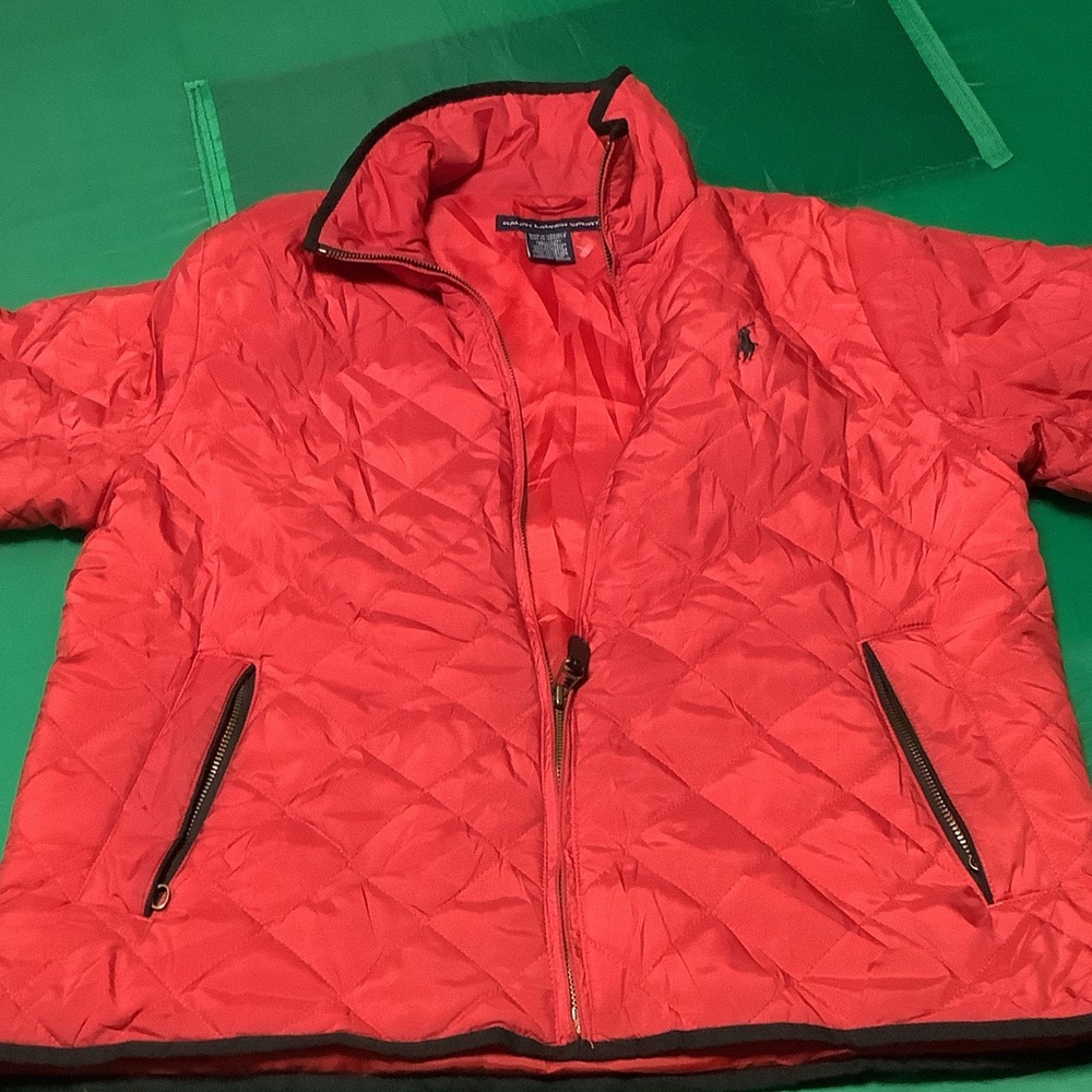 Ralph Lauren Red Bomber Jacket